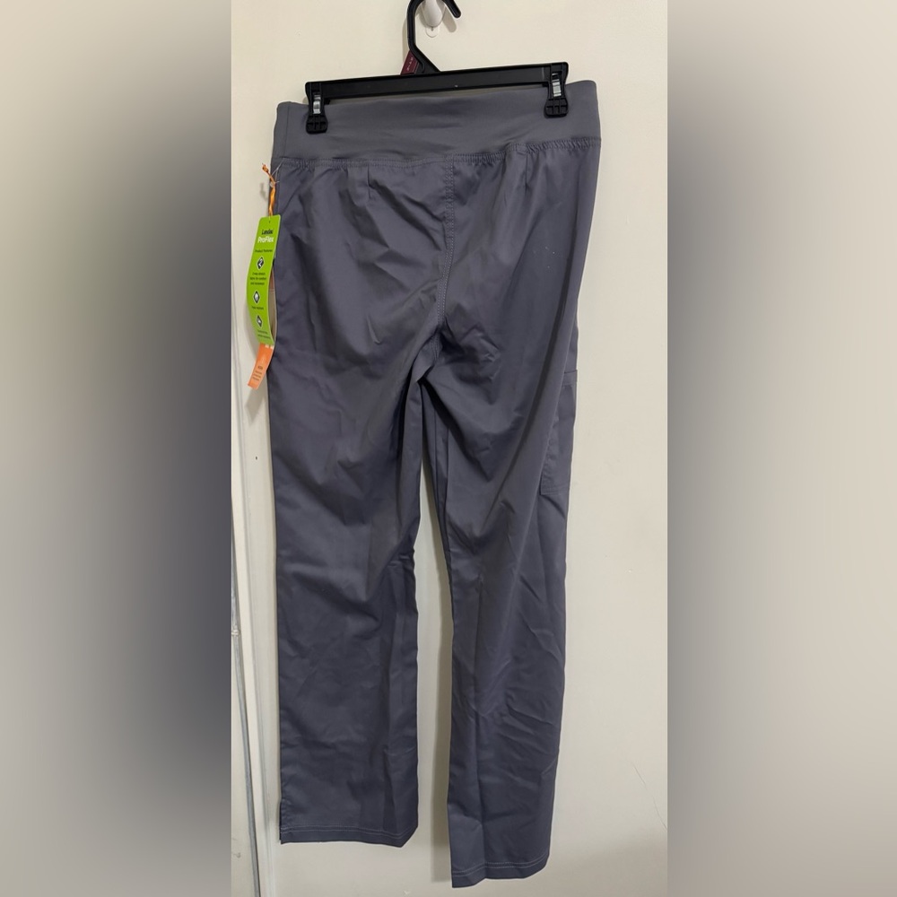 Landau Proflex Scrub Pants Womens Sz S grey Modern Fit Wrinkle Resistant NWT - Picture 2 of 8